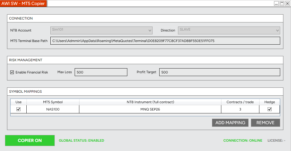 AWI SW - MT5 Copier Oficial